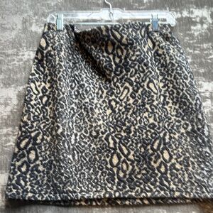 Leopard Print Women's Skirt